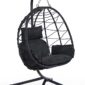 Black Single Swing Chair