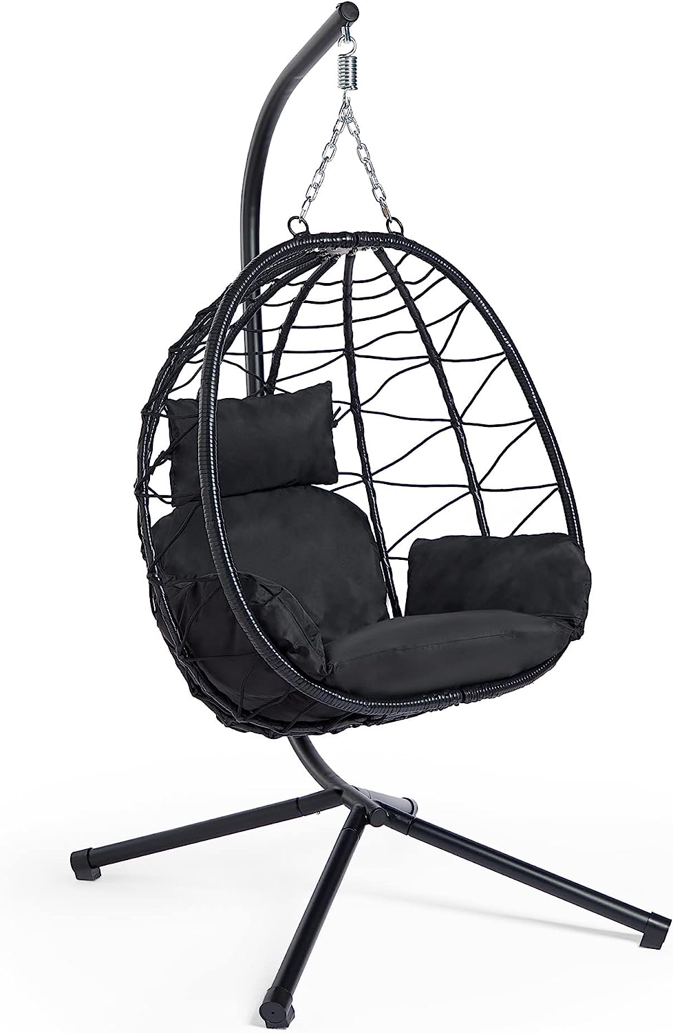 Black Single Swing Chair