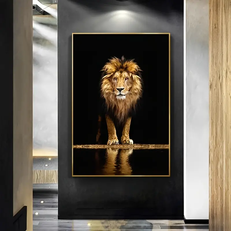 Roaring Majesty Lion Art